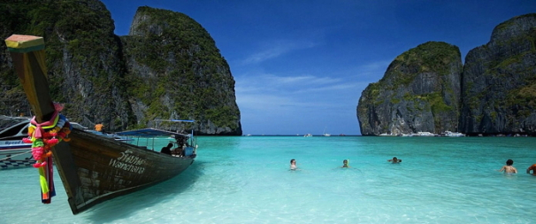 The impressively formed Phi Phi Islands